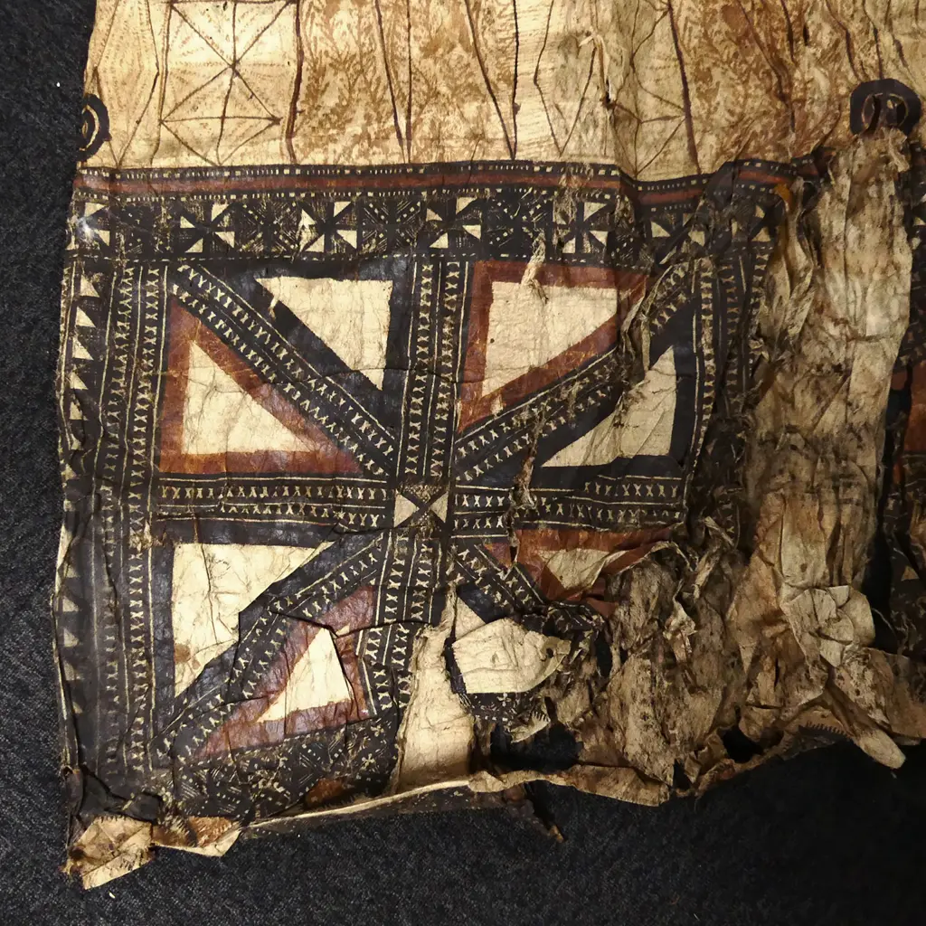 Very large Samoan Tapa cloth, Image 1++
